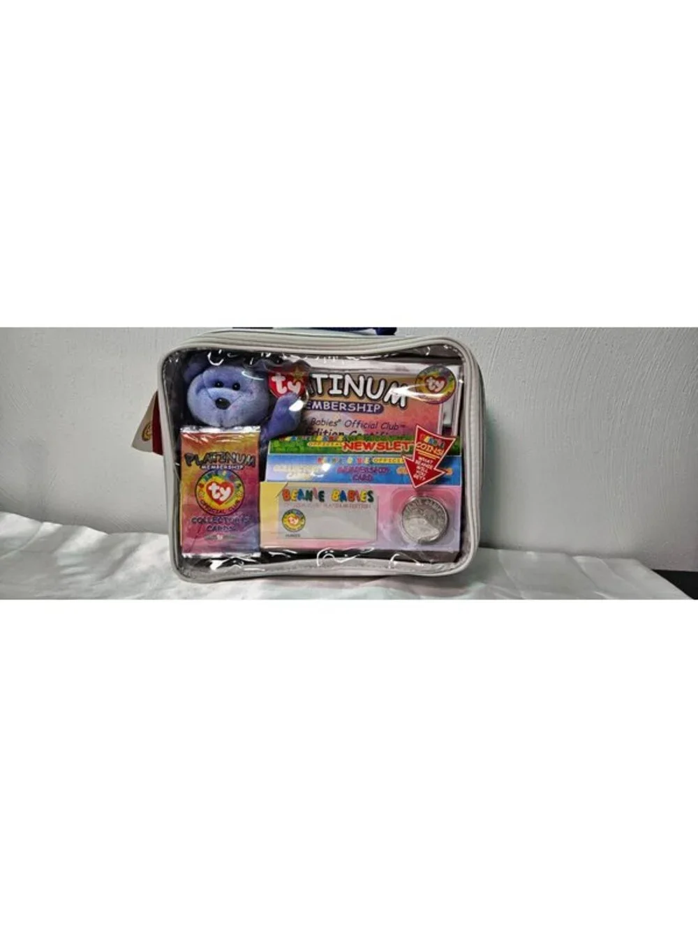 TY Beanie Babies Official Club Platinum Edition II Gift Set
